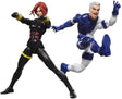 Hasbro avengers marvel legends action figure 2-pack black widow quicksilver 15 cm action figuur