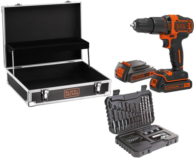 Black+decker bdchd18b2fc-qw schroef- klopboormachine