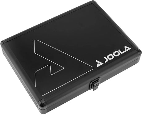 Joola alu tafeltennis batkoffer zwart aluminium stevige ping pong bescherming (lasered logo)
