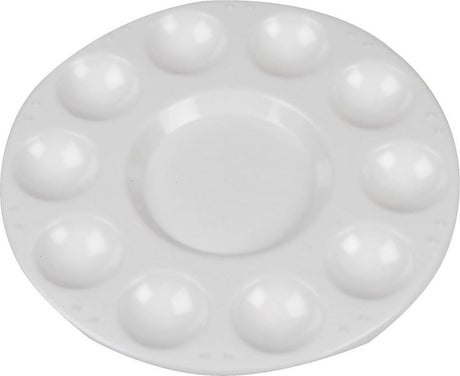 Creativ company palet, d: 17 cm, 10 stuks, wit