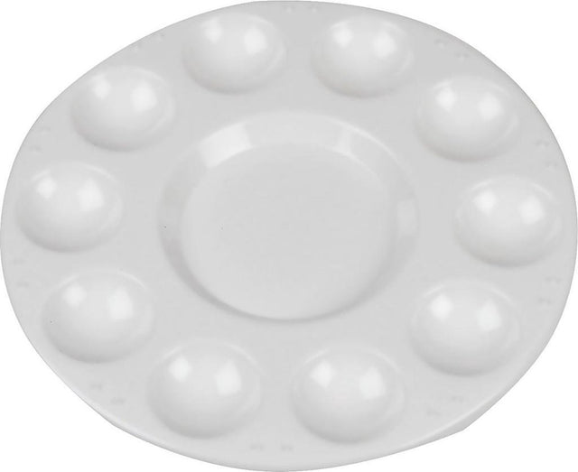 Creativ company palet, d: 17 cm, 10 stuks, wit