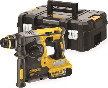 Dewalt dch273p2t 18v li-ion accu sds-plus combihamer set (2x 5.0ah accu) in tstak - 2,1j - koolborstelloos