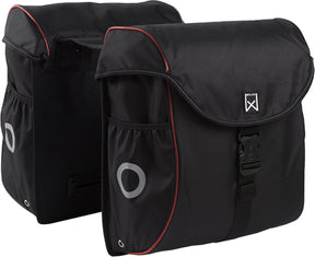 Willex - bagagetas 300 serie - 38 liter - zwart rood - lichtgewicht
