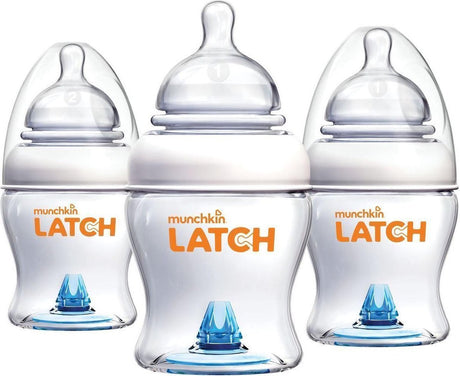 Munchkin babyfles - 3-pack latch bottle - baby fles 120ml - anti-colic babyflesje