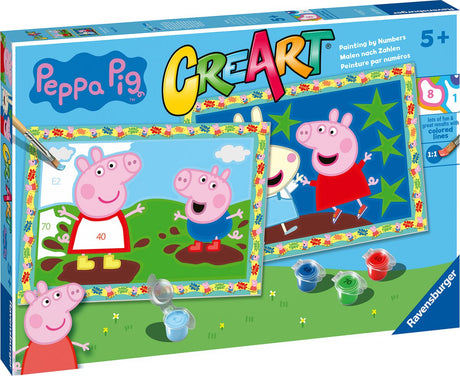 Ravensburger creart peppa pig - schilderen op nummer voor kinderen