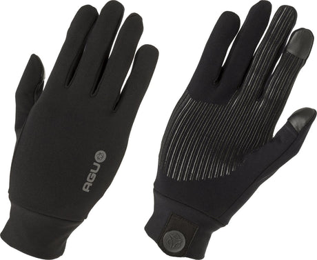 Agu stretch - fietshandschoenen - unisex - superstretch neopreen - touchscreen compatible - antislip siliconen grip - winddicht - zwart - xxl
