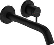 Hansgrohe tecturis s - inbouw wastafelkraan - voor wandmontage - ééngreeps bediening - 22,5 cm uitloop - mat zwart