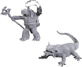 Wizkids d d nolzur's marvelous miniatures tortle druid wild shape giant lizard