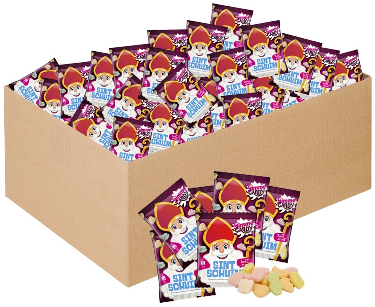 Gimme candy - sintschuim uitdeelzakjes - 40 zakjes - 50 gram
