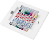 Edding acrylverf starter set nordic - 8 acryl markers - watervast - inclusief a6-briefkaartenset