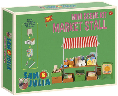 Bambolino sam julia het muizenhuis miniatuur-marktscã¨ne knutselpakket - speelgoed kinderen - schaal 1:12 - knutselen - voor meisjes en jongens - toys