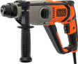 Black+decker 800w 2.2j pneumatische boorhamer met accessoires in koffer - behs02k-qs