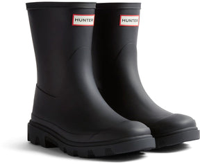 Hunter downpour short wellington boots laarzen - - dames - zwart - maat 38