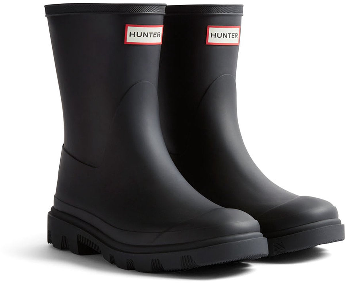 Hunter downpour short wellington boots laarzen - - dames - zwart - maat 42