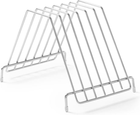 Hendi handig snijplankrek – ruimte voor 6 planken – anti-slip voetjes – vaatwasmachinebestendig – roestvast staal