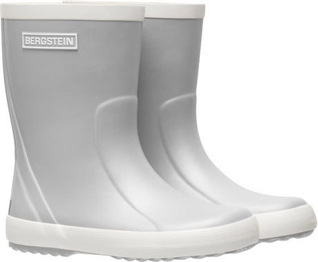Bergstein classic glam regenlaarzen kinderen - jongens - meisjes - silver