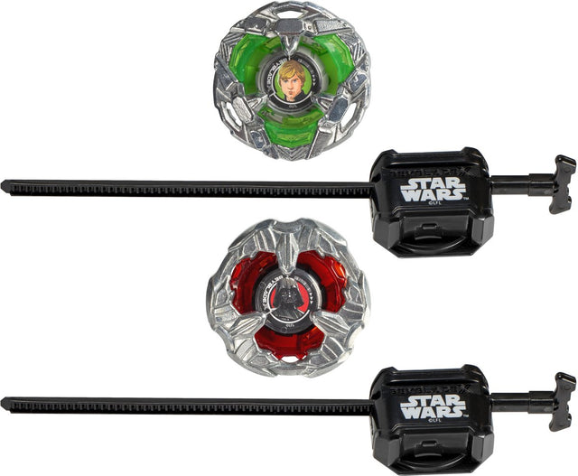 Beyblade x en star wars, luke skywalker 4-80b vs. darth vader 4-60b multipack