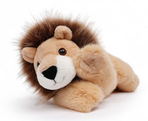 One love knuffel - mannelijke leeuw leonard - 40cm - geel en bruin - 0 jaar