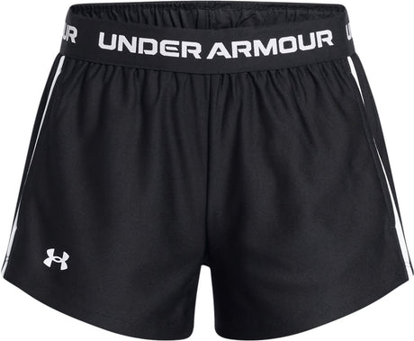 Under armour g tech play up short unisex sportbroek - zwart - wit