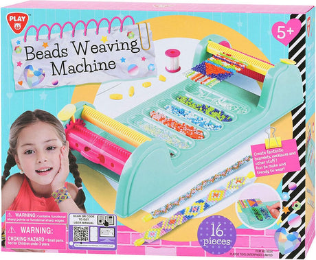 Playgo play armbanden weefmachine set - kralen speelgoed creatief 16-delig.