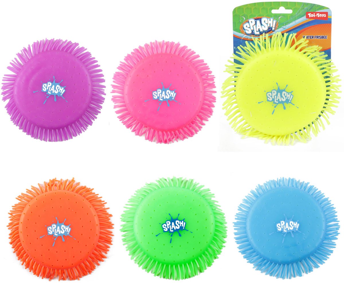 Splash puffer waterfrisbee 18cm 6ass (1 stuk)