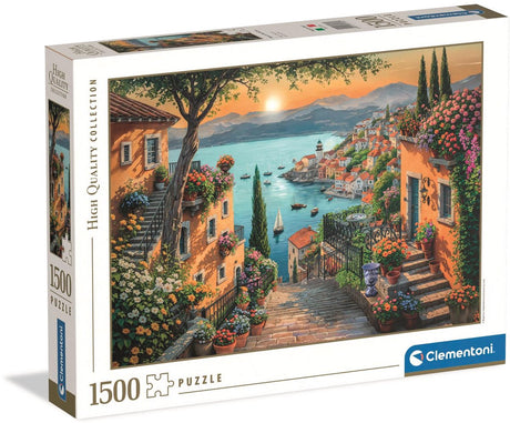 Clementoni - puzzel - 1500 stukjes - steps to the harbor 2025 - puzzel voor volwassenen - high quality collection