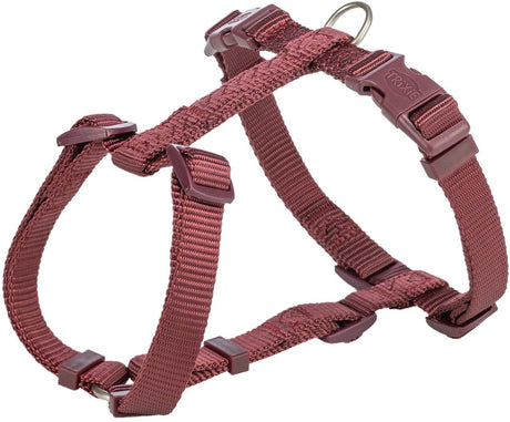 Trixie hondentuig premium h-tuig sangria rood