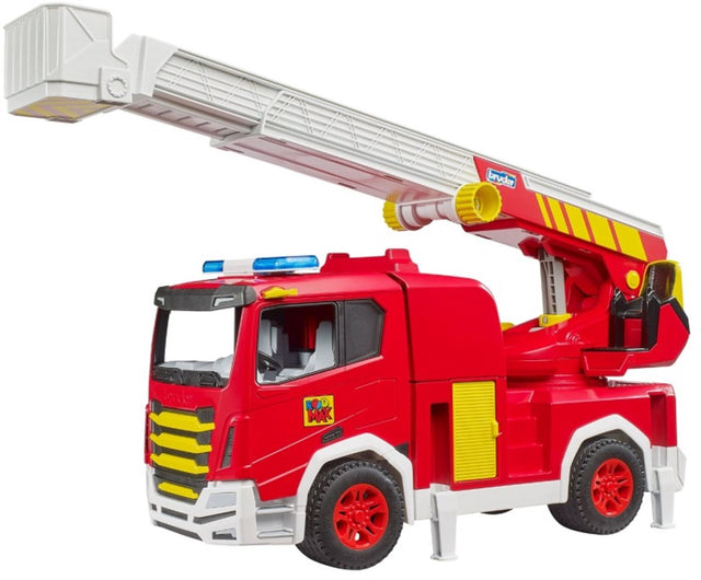 Bruder roadmax brandweerwagen met draaibare ladder