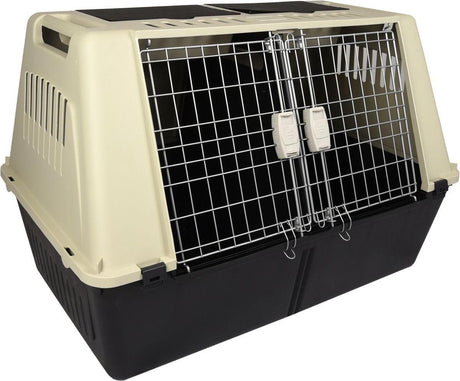 Flamingo hondentransportbox tripper xl - grijs - 100 x 60 x 66 cm xl
