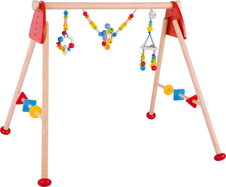 Goki houten babygym regenboog
