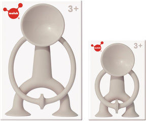 Moluk oogi actiefiguur junior - beige - h7,5cm - met zuignappen voor elk glad oppervlak - 3 jaar