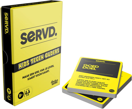 Hasbro gaming servd kids tegen ouders - kaartspel