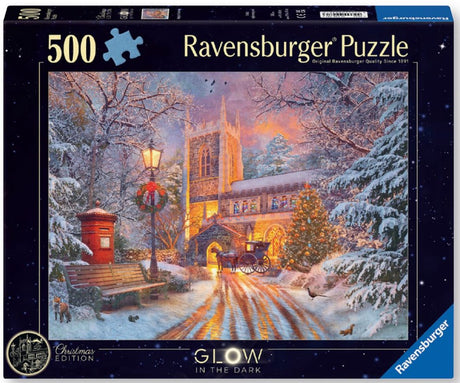 Ravensburger star line sprankelend kerstfeest - puzzel - 500 stukjes - vanaf 6 jaar