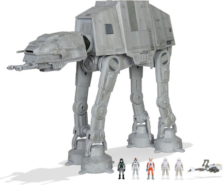 Jazwares star wars micro galaxy squadron at-at walker - 25cm voertuig met geluid - 8+ jaar