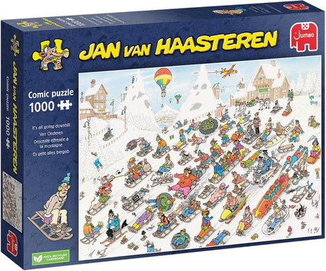 Jan van haasteren - van onderen! - 1000 stukjes - puzzel