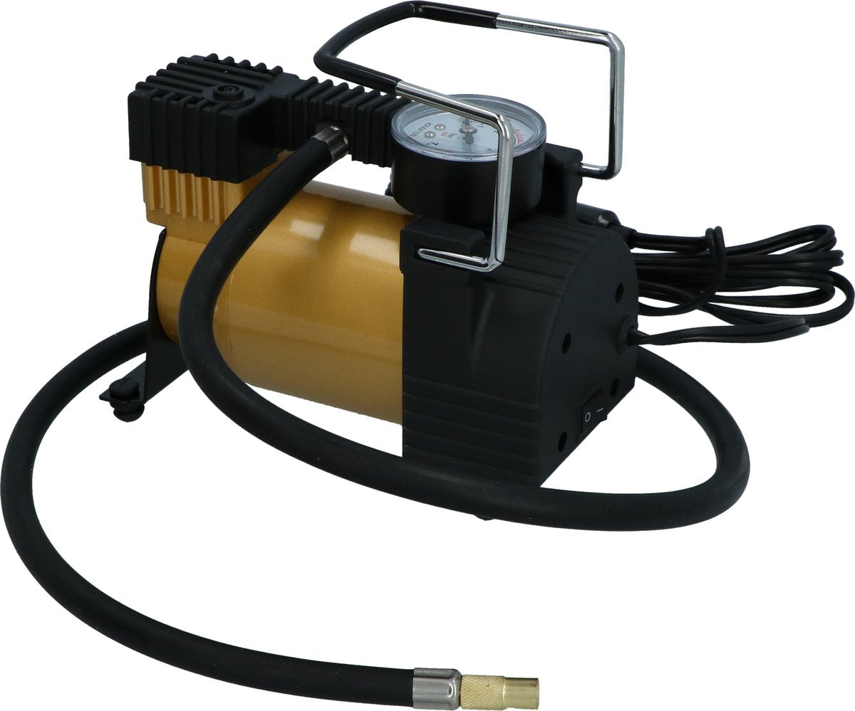 Carpoint compressor big – 12v bandenpomp – 35 l min – 7 bar 100 psi – met manometer – multifunctioneel