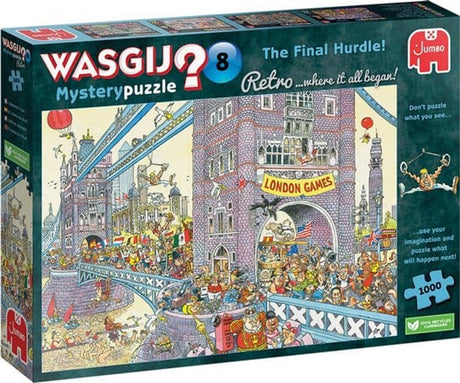Merkloos sans marque wasgij retro mystery 8 legpuzzel - de laatste horde!, 1000st.
