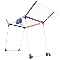 Leifheit droogrek pegasus 200 solid deluxe mobile - met wieltjes - 20 m drooglengte