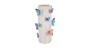 Vase ceramic 16.2x16.2x31.5cm mixed colors