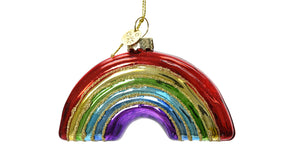 Ornament glas multi l.2.5cm x w.10cm x h.7cm