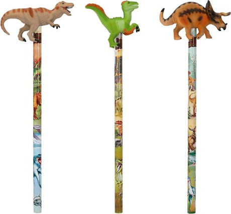 Depesche dino world potlood met dino topper
