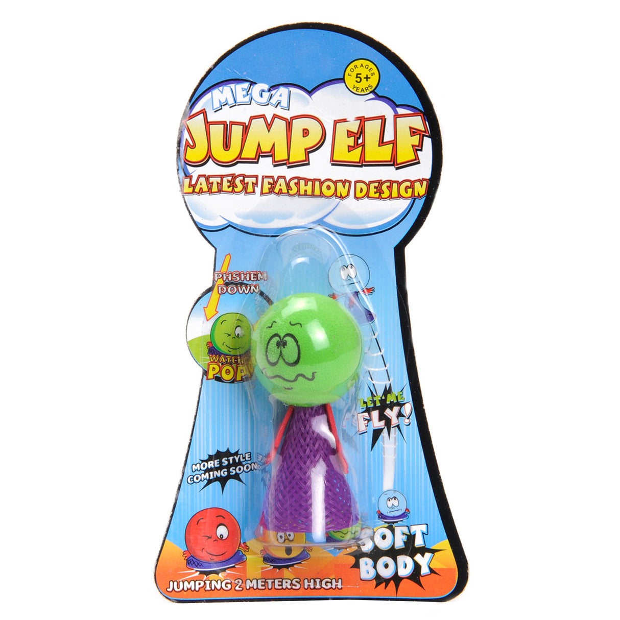 Duckiez gekleurd plopmannetje