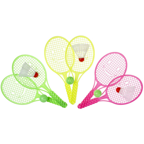Duckiez tennisset met bal en shuttle