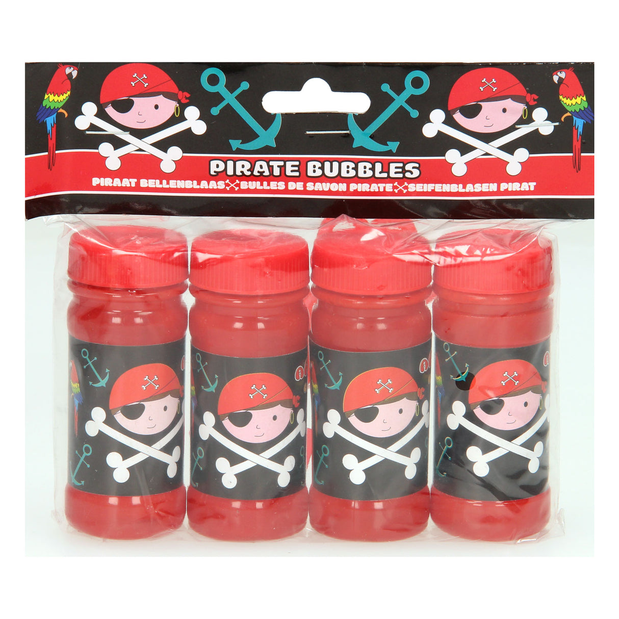 Bubble Bladder Piraatjes, 4x50ml