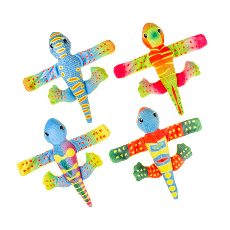 Duckiez klaparmband pluche hagedis