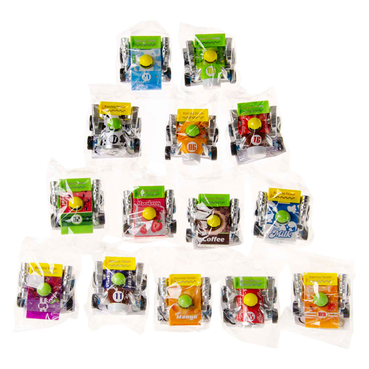 Duckiez pull back raceauto kleur