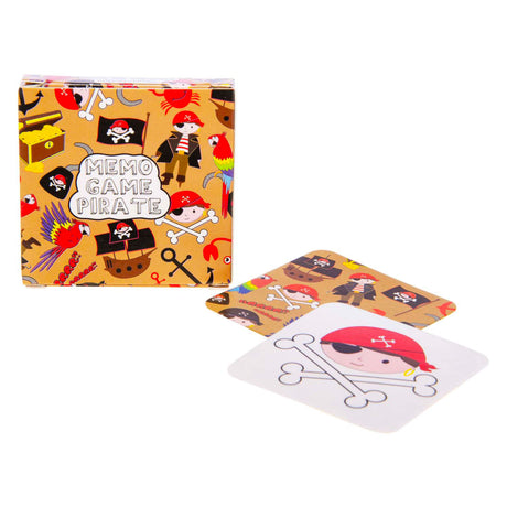 Duckiez mini memospel piraat, 28 kaarten