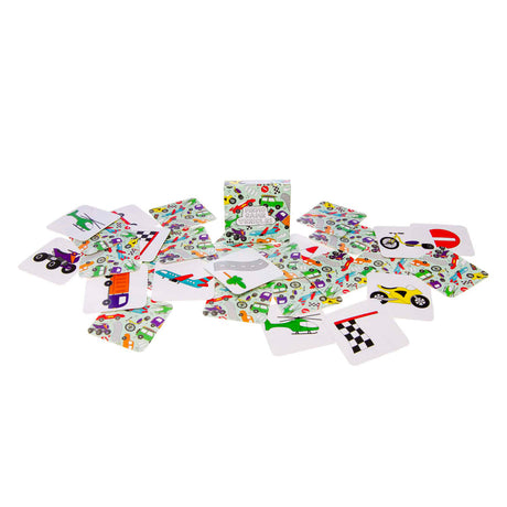 Duckiez mini memospel voertuigen, 28 kaarten
