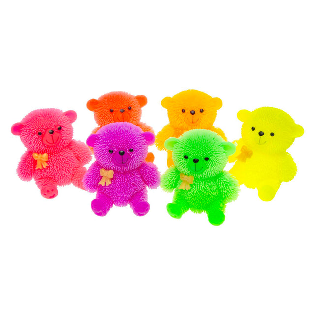 Duckiez puffer beertje kleur, 9cm