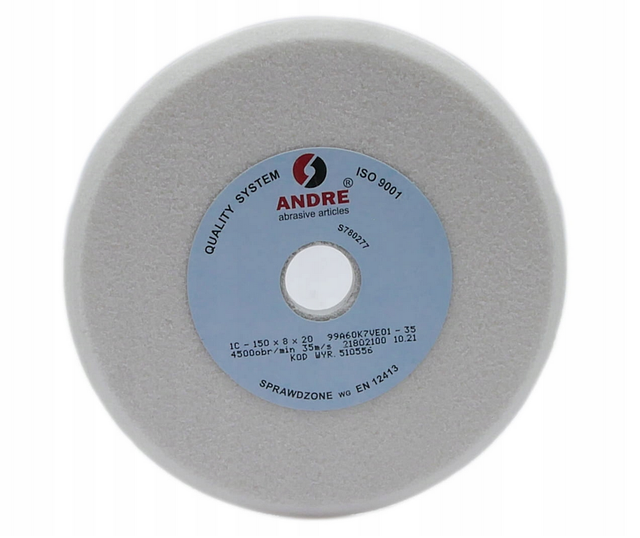Andre geprofileerd schuurmiddel 150mm x 8mm x 20mm 99a60k7ve01-35 wit type 1c